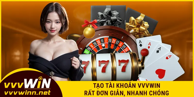 Tạo tài khoản VVVWIN rất đơn giản, nhanh chóng
